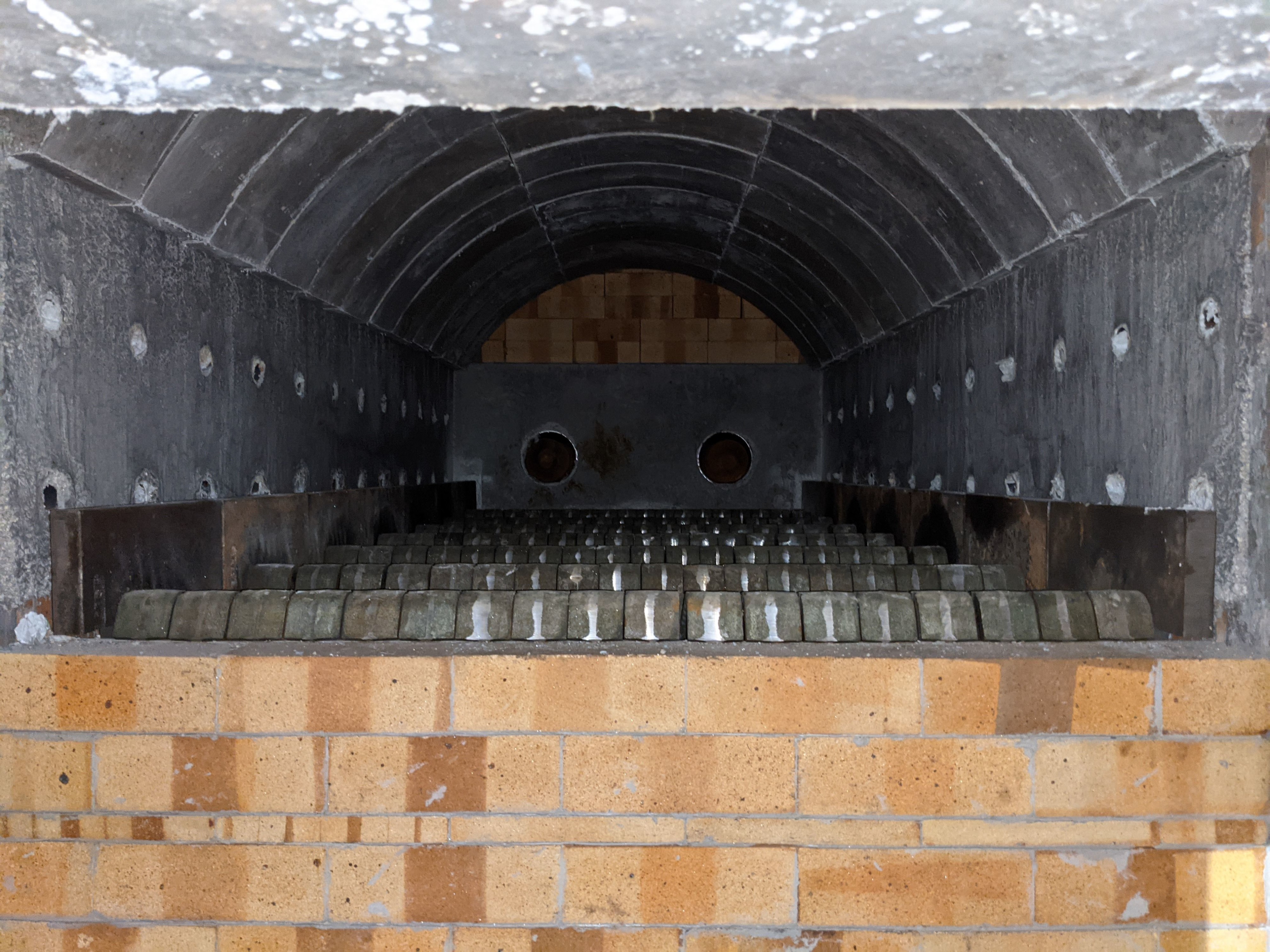 Ranheat Industrial Biomass Boiler Combustion chamber for a M19 1750kW. Showing a flate moving grate for difficult high ash content materials.