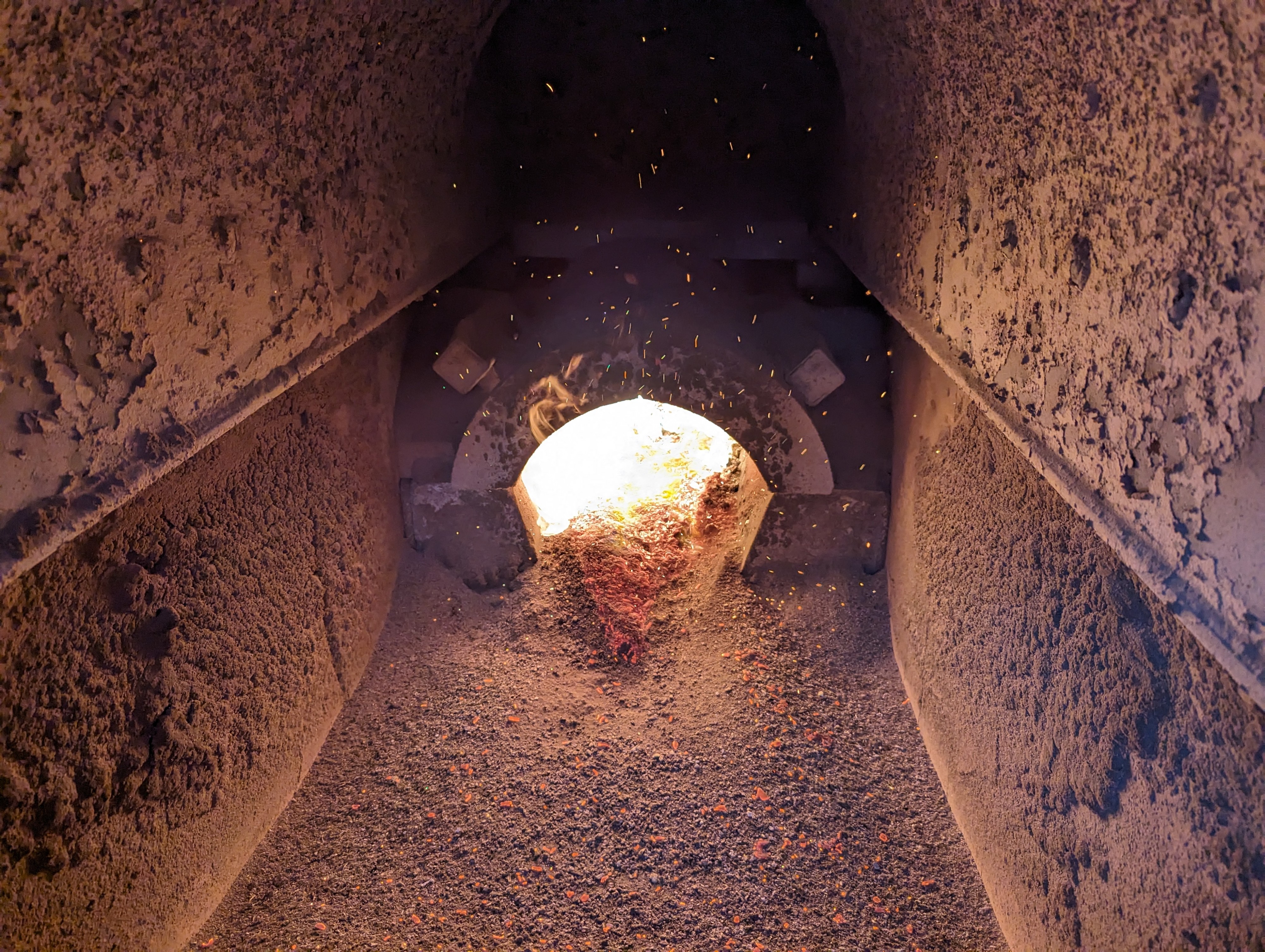 Inside view of a ranheat industrial biomass boiler